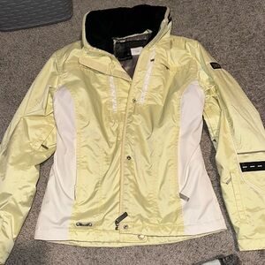 Women’s Spyder Snow Jacket with suspenders and hat